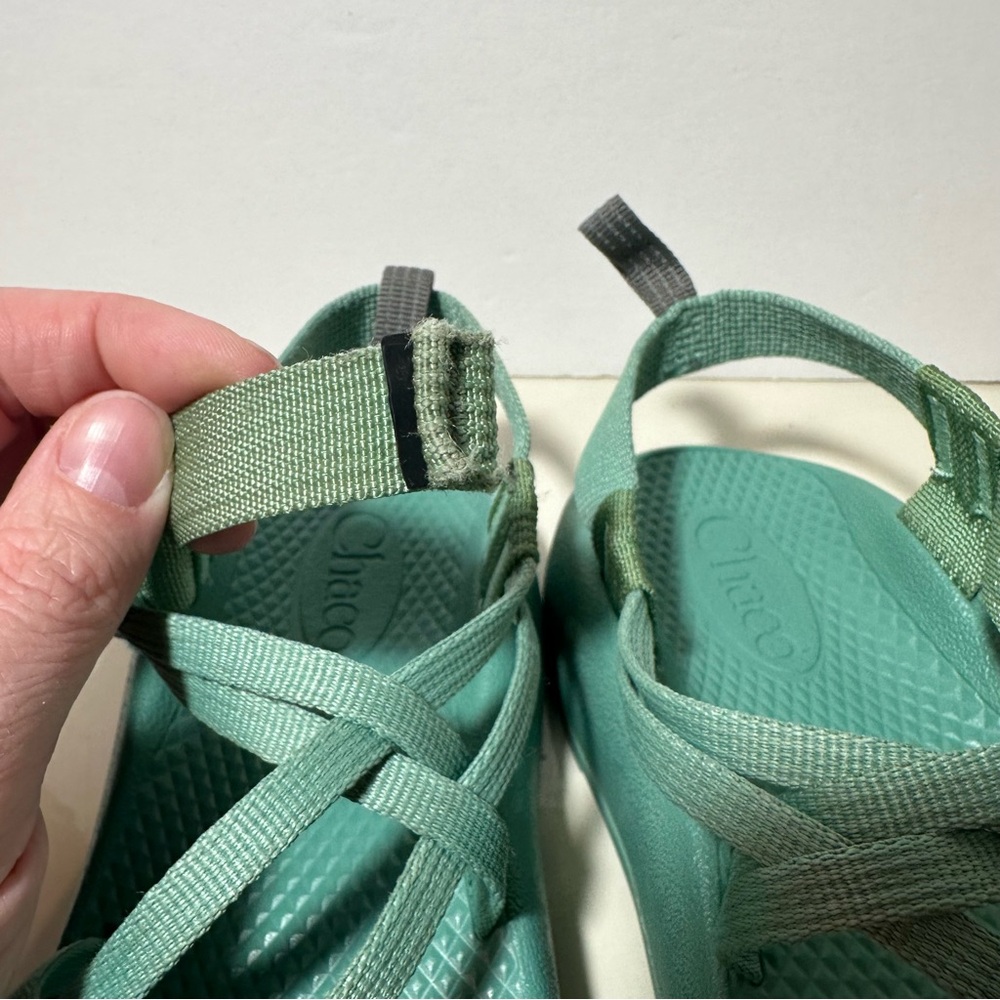 Chaco womens sandal size 6 teal strappy - Picture 5 of 9
